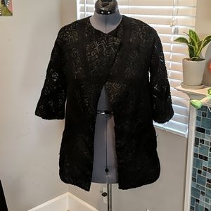 🌞Lucky Brands Black Lace Jacket
